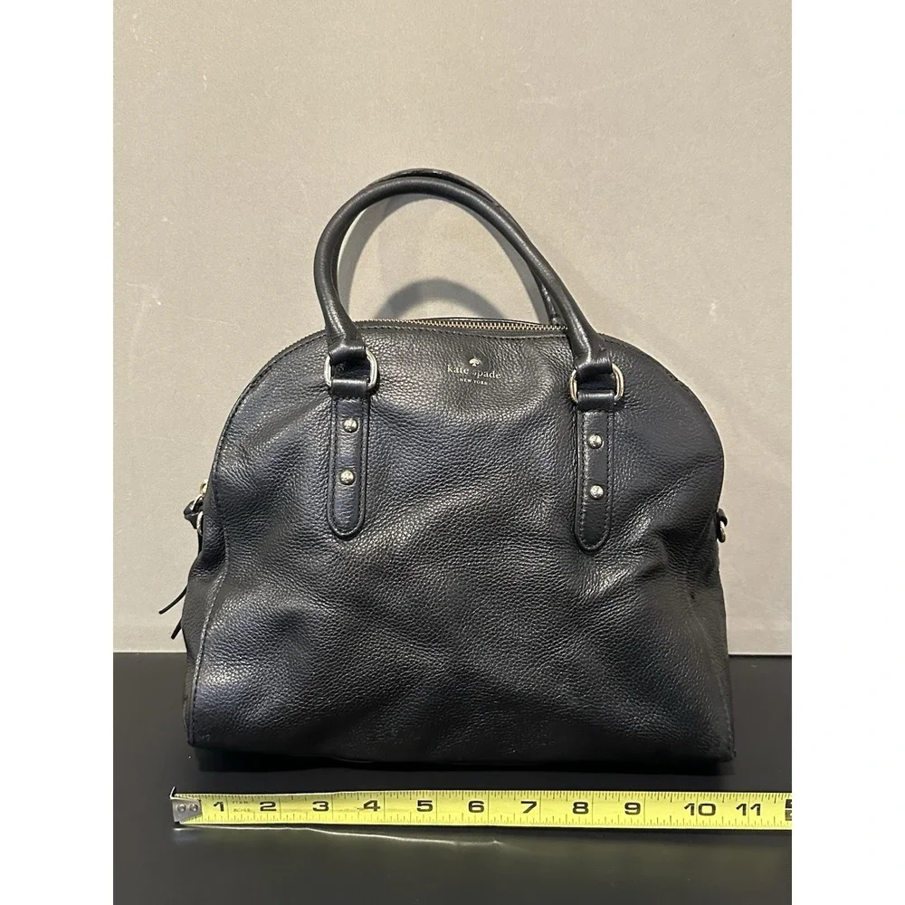 Kate Spade Black Leather Purse (missing‎ Strap)